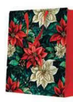 Torebka prezentowa Gwiazda Betlejemska, średnia - Papiernicze i szkolne