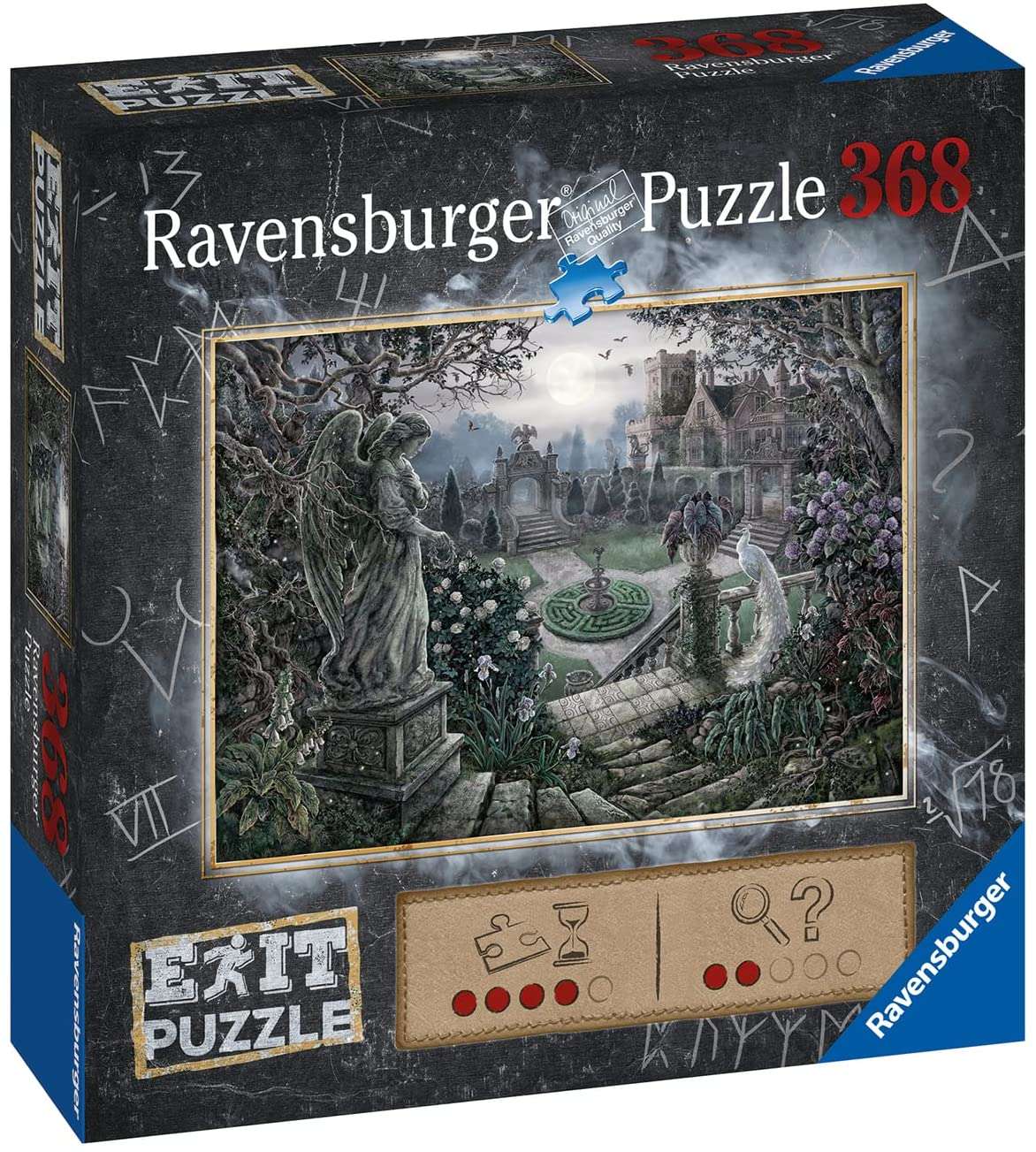 Puzzle Exit 368 elementów. Północ w ogrodzie