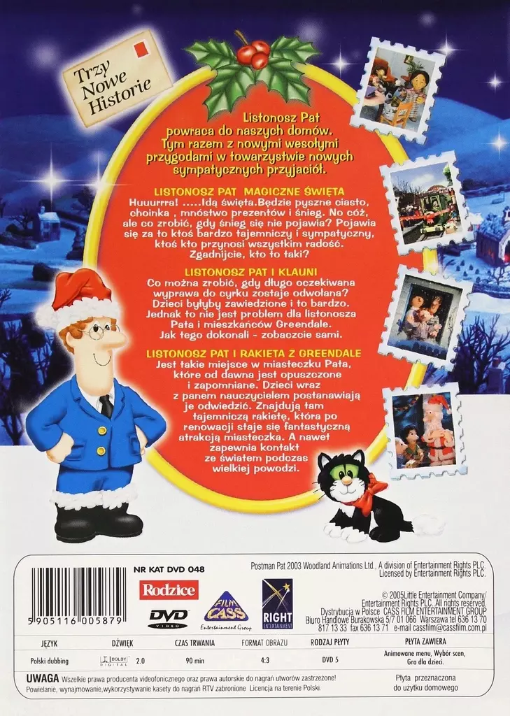 Listonosz Pat. Magiczne Święta, DVD - Filmy