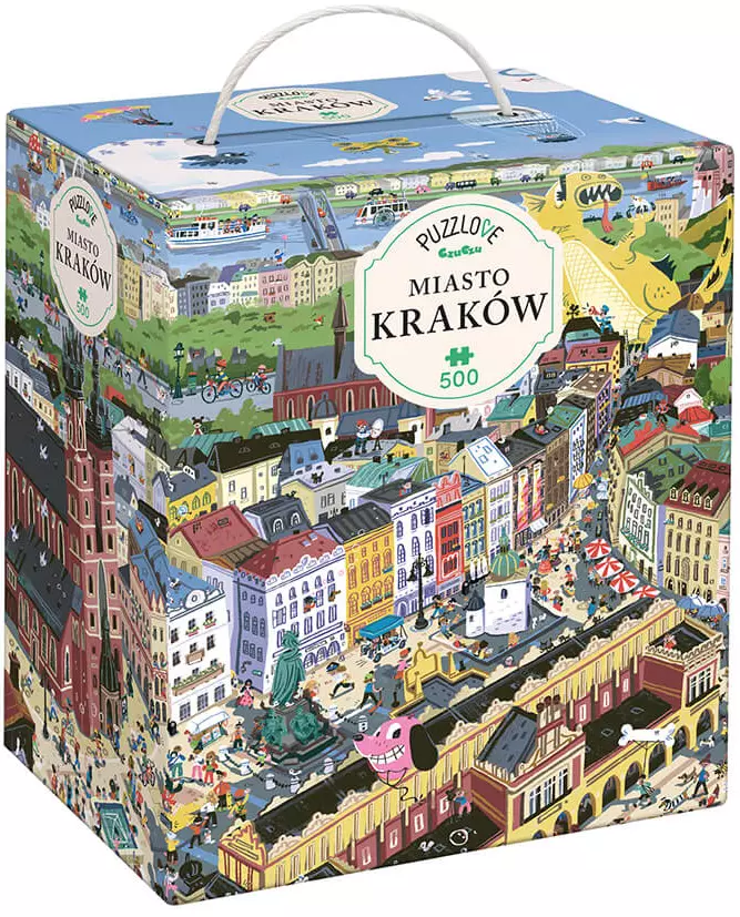 Puzzle 500 elementów. Puzzlove CzuCzu. Miasto Kraków - Puzzle