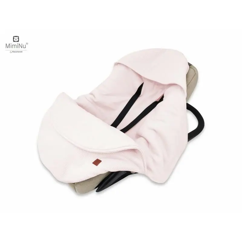 Otulaczek Kubełkowy Do Fotelika Miminu Soft 0-6M Pudr.róż - Mama i dziecko