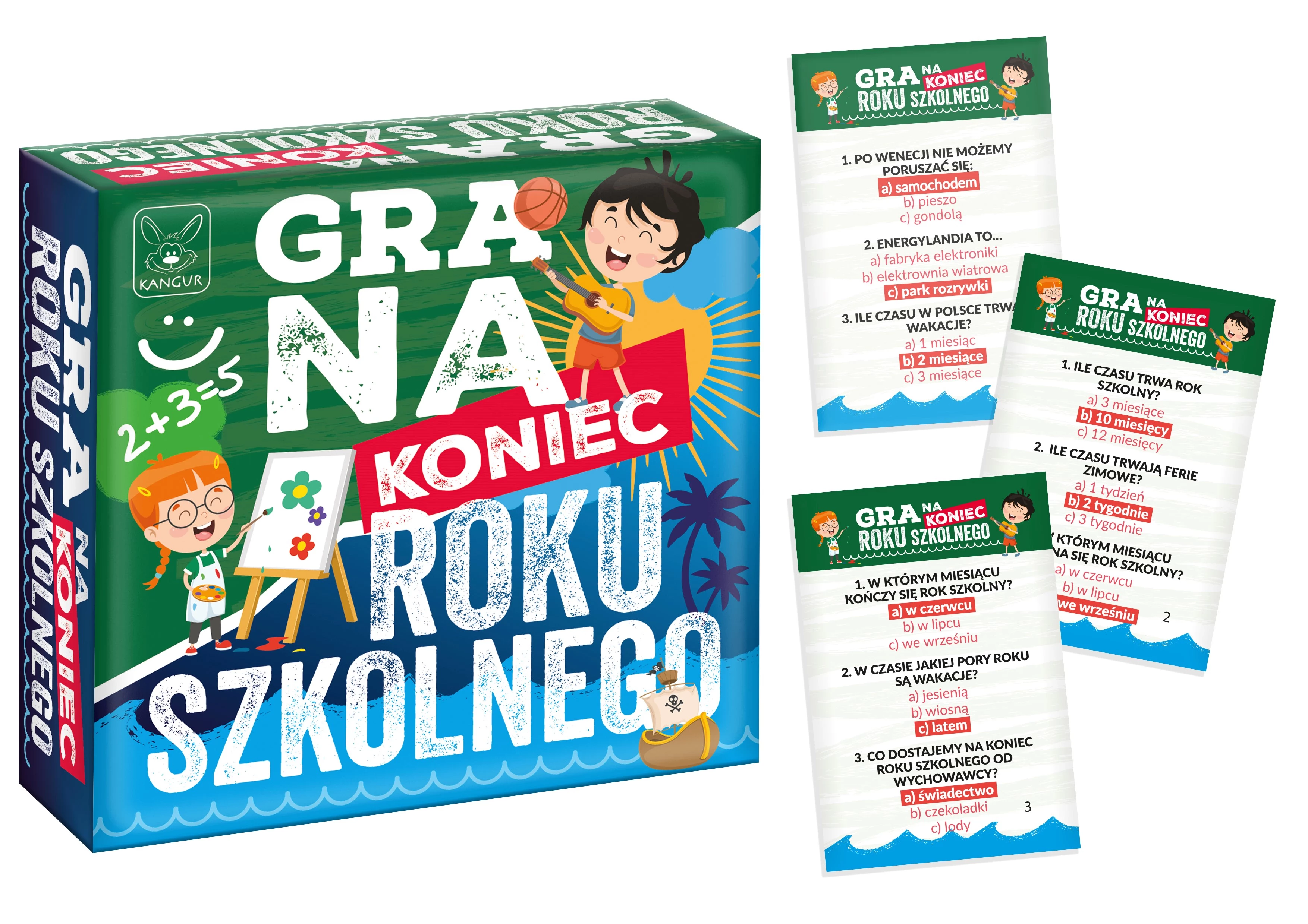 Gra na koniec roku szkolnego - Kangur