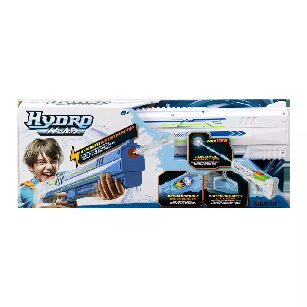 Pistolet Hydro M.A.D biały - Zabawki