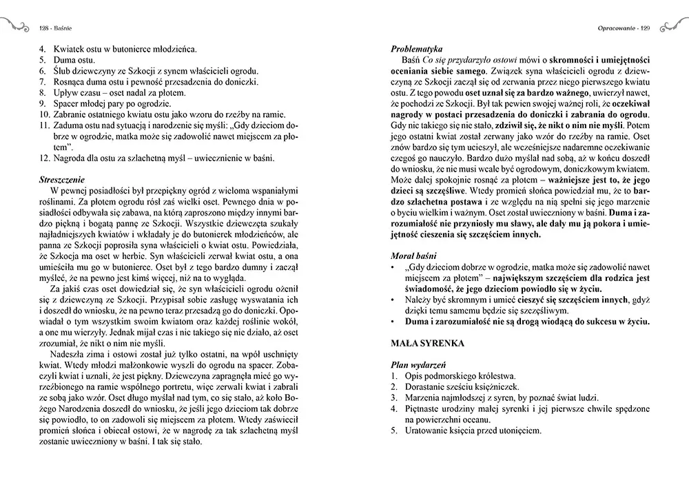 Baśnie (wydanie z opracowaniem i streszczeniem) - Książki