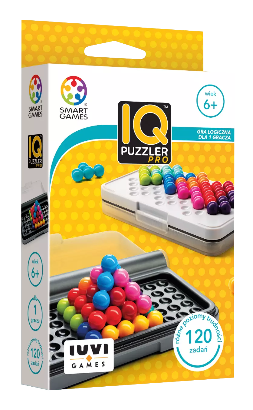 Gra logiczna dla dzieci - Smart Games IQ Puzzler Pro - 120 zadań 2D i 3D