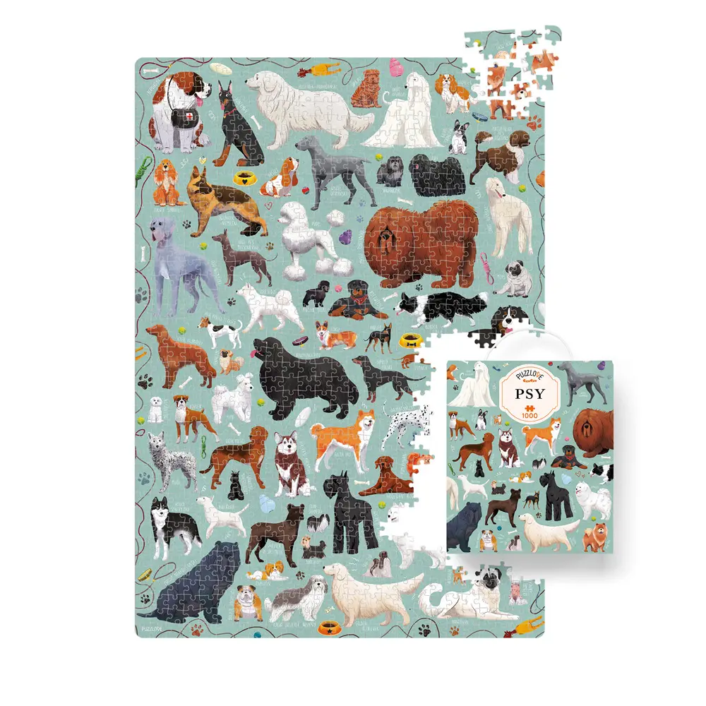 Puzzlove CzuCzu 1000 elementów. Psy - Puzzle