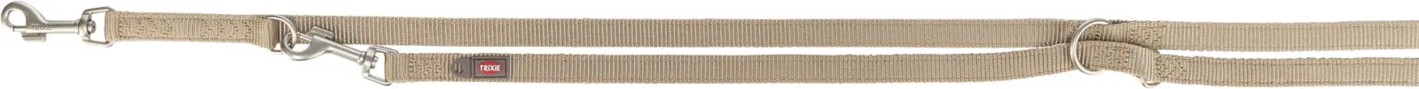 Premium, smycz regulowana, dla psa, dwustronna, taśma, piaskowa, XS-S: 2.00 m/15 mm - Elektronika i akcesoria