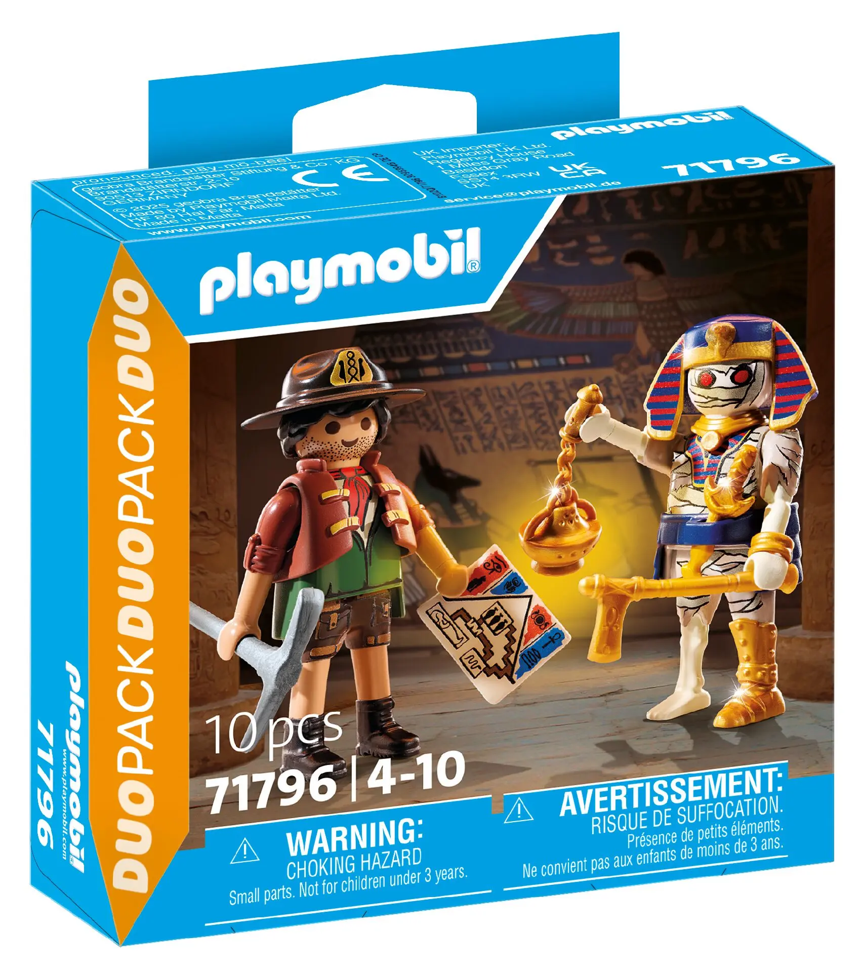 Playmobil Poszukiwacz skarbów i mumia 71796