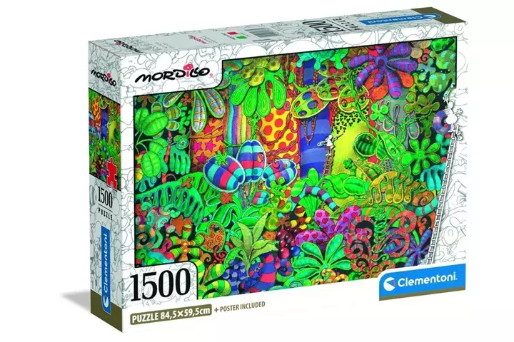 CLE puzzle 1500 Compact Mordillo ThePainter 31737 - Zabawki