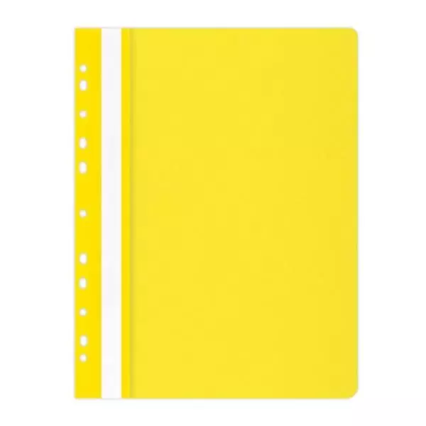 Skoroszyt OFFICE PRODUCTS PP A4 miękki 100/170mikr.wpinany, żółty p25 - Papiernicze i szkolne