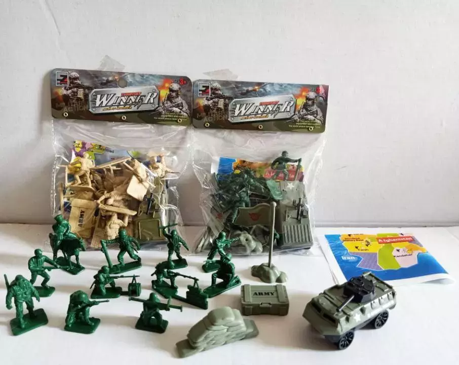 Zestaw wojskowy żołnierzyki MIX - Zabawki