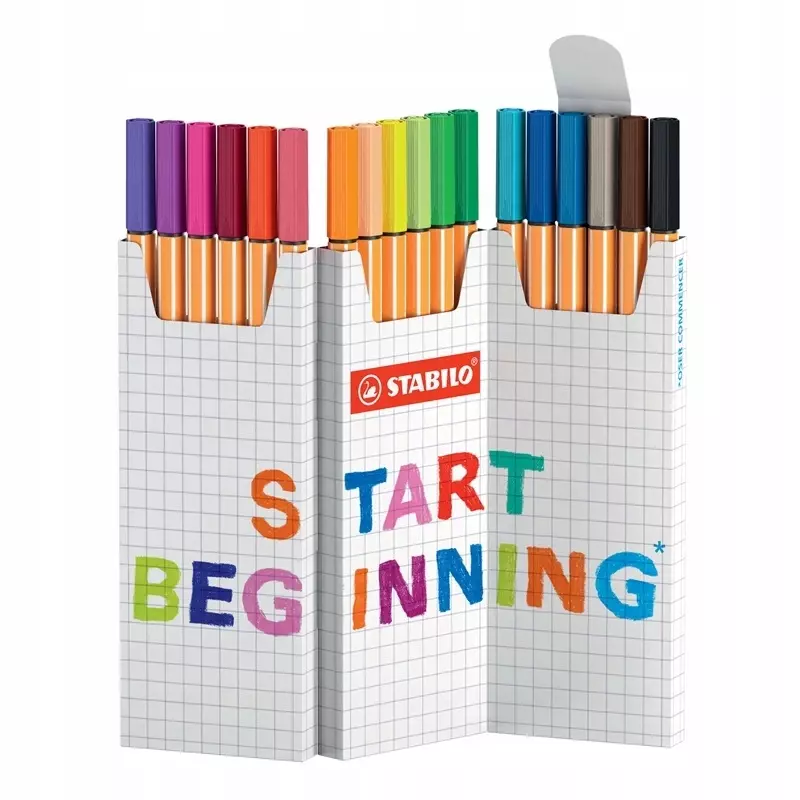 Cienkopis point 88 18 kolorów STABILO