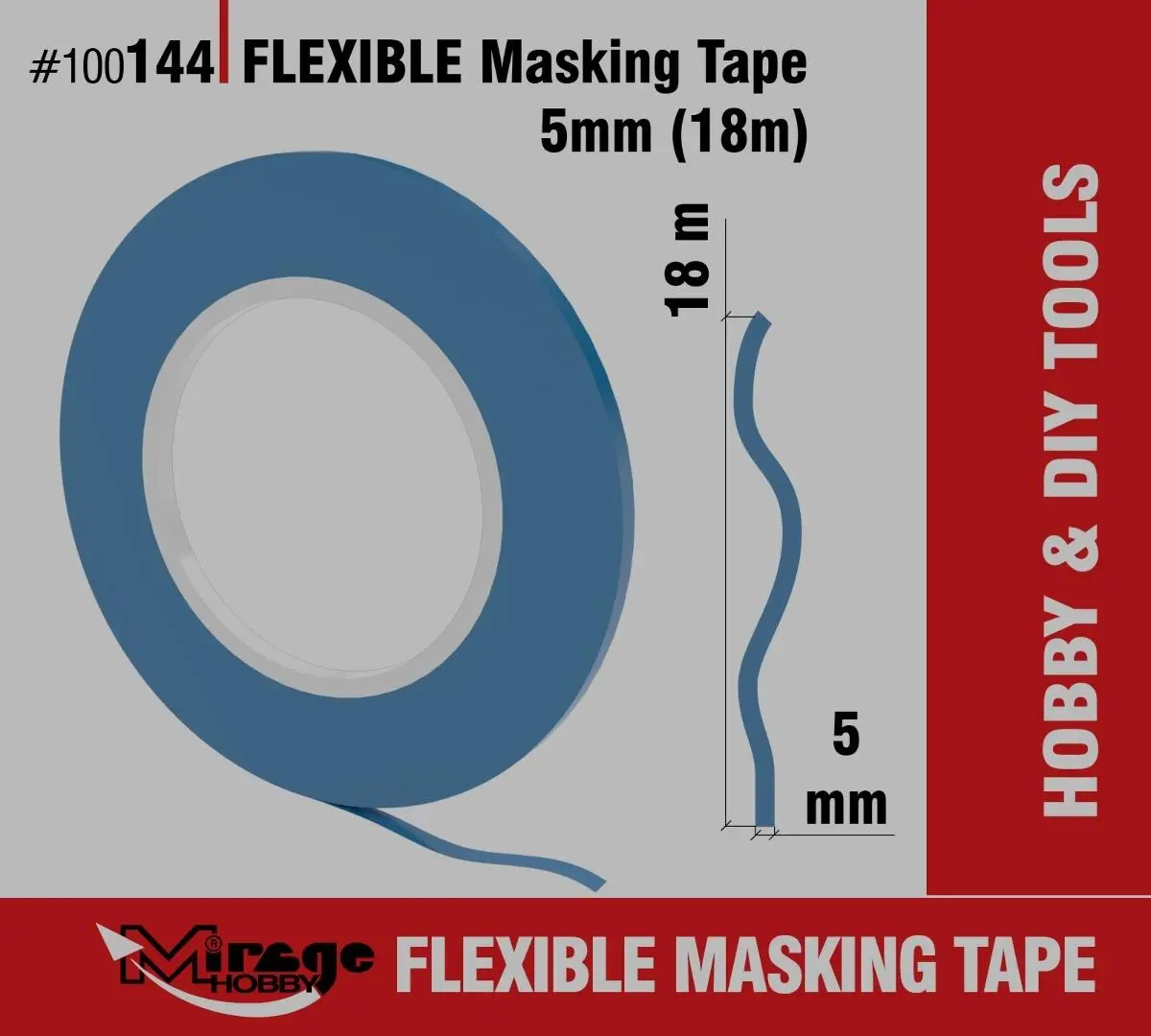 Elastyczna modelarska taśma maskująca 18m - Papiernicze i szkolne