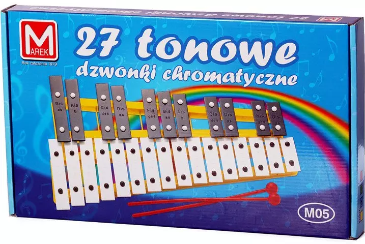 Cymbałki 27 tonowe, chromatyczne - Zabawki