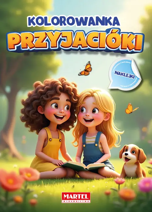 Kolorowanka Przyjaciółki z naklejkami - Książki