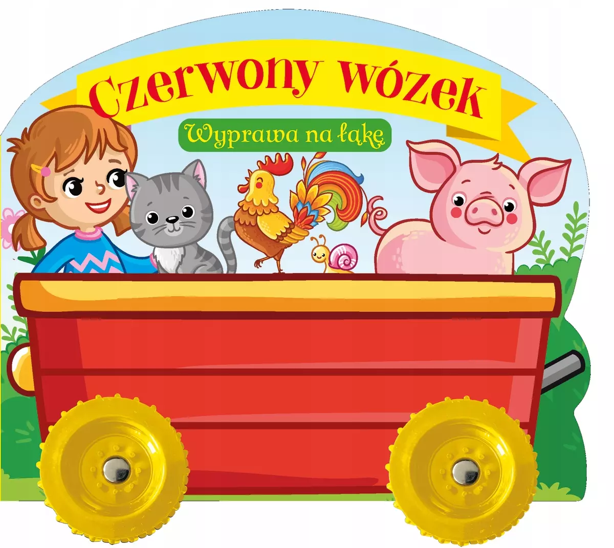 Czerwony wózek. Wyprawa na łąkę - Książki