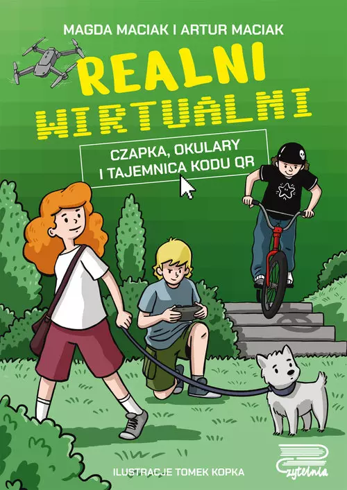 Realni wirtualni. Czapka okulary i tajemnica... - Książki