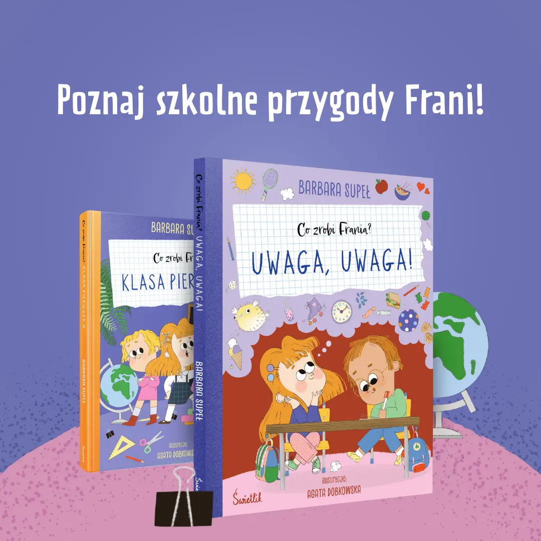 Uwaga, uwaga! Co zrobi Frania - Książki