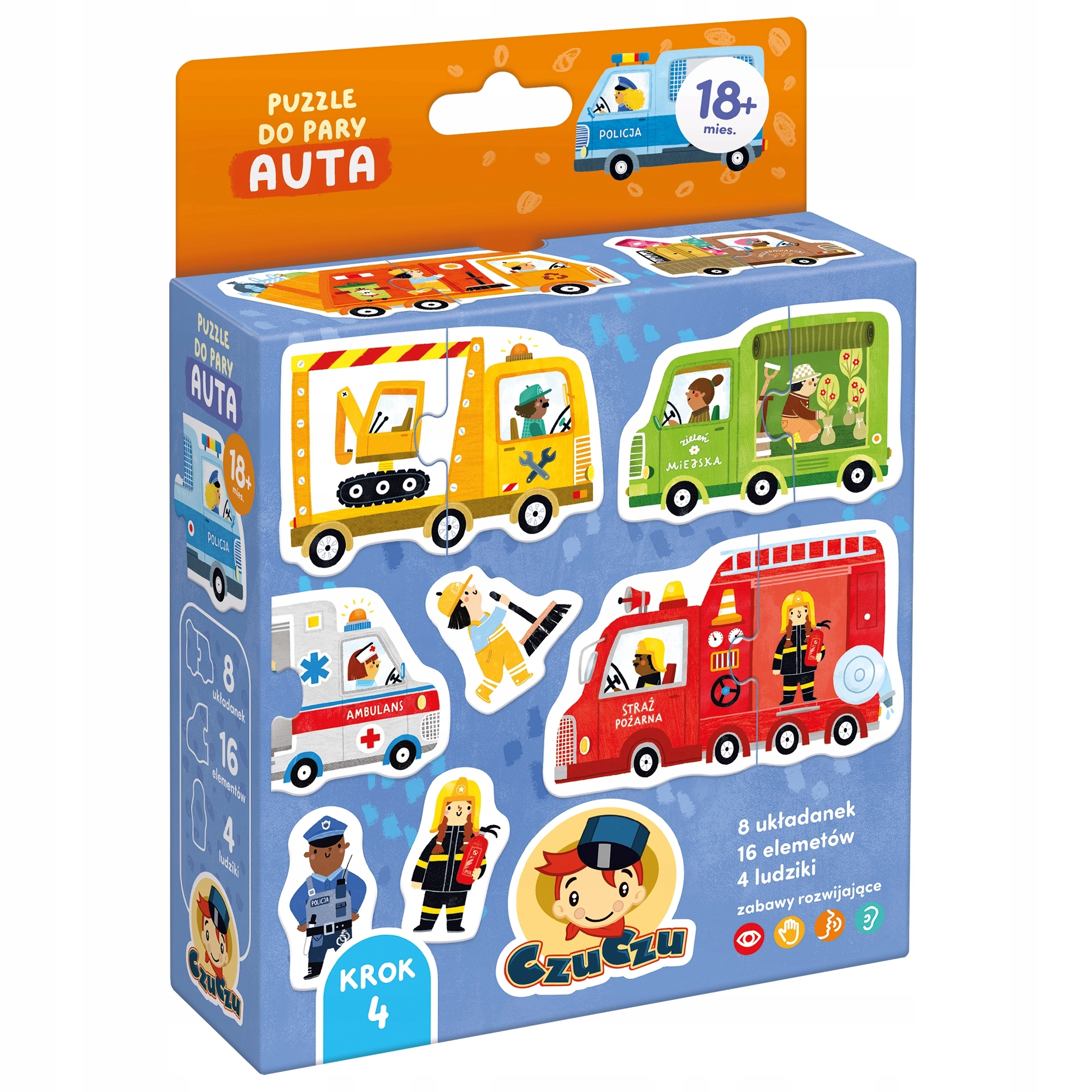 CzuCzu. Puzzle do pary. Auta - Puzzle