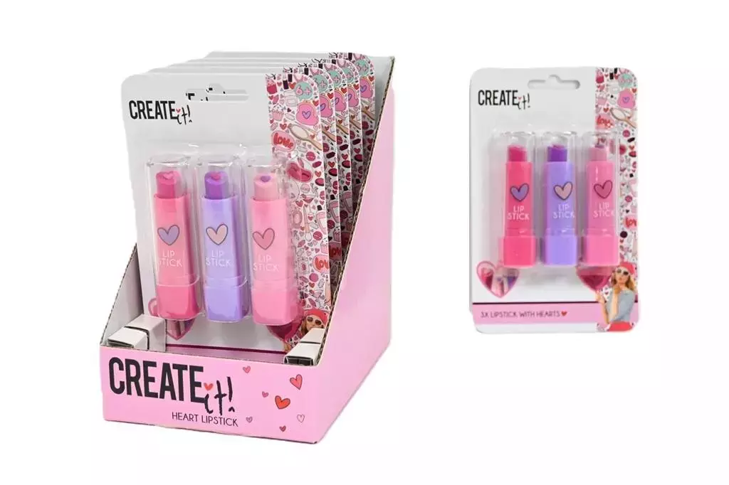 CREATE IT! Love szminka 3-pak - Zabawki