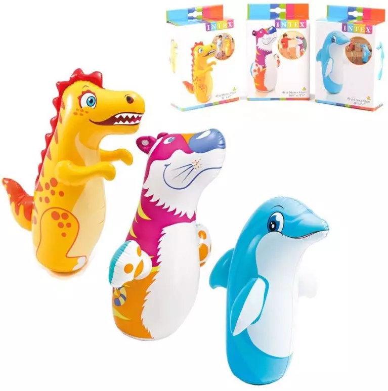 Wańka wstańka. Dmuchany worek treningowy, mix wzorów - Zabawki