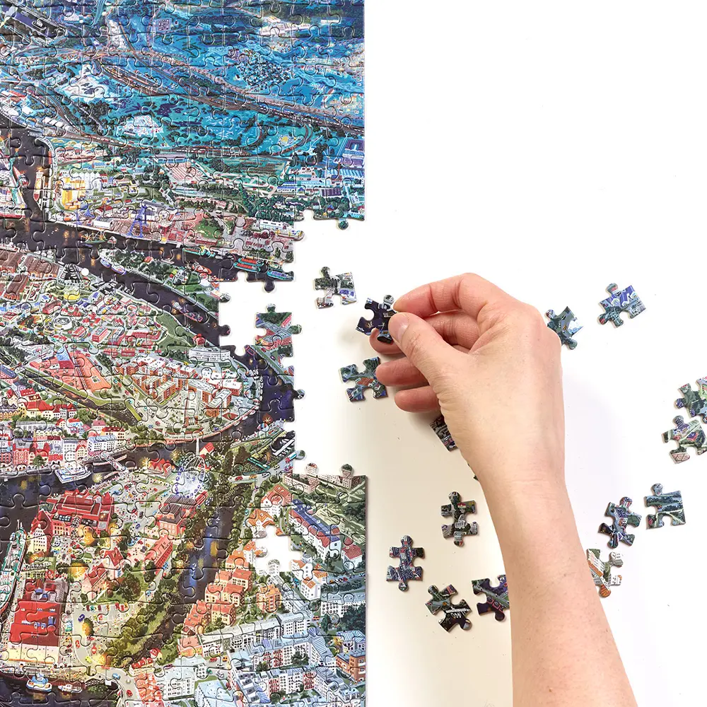 Puzzlove CzuCzu 1000 elementów. Miasto Gdańsk - Puzzle