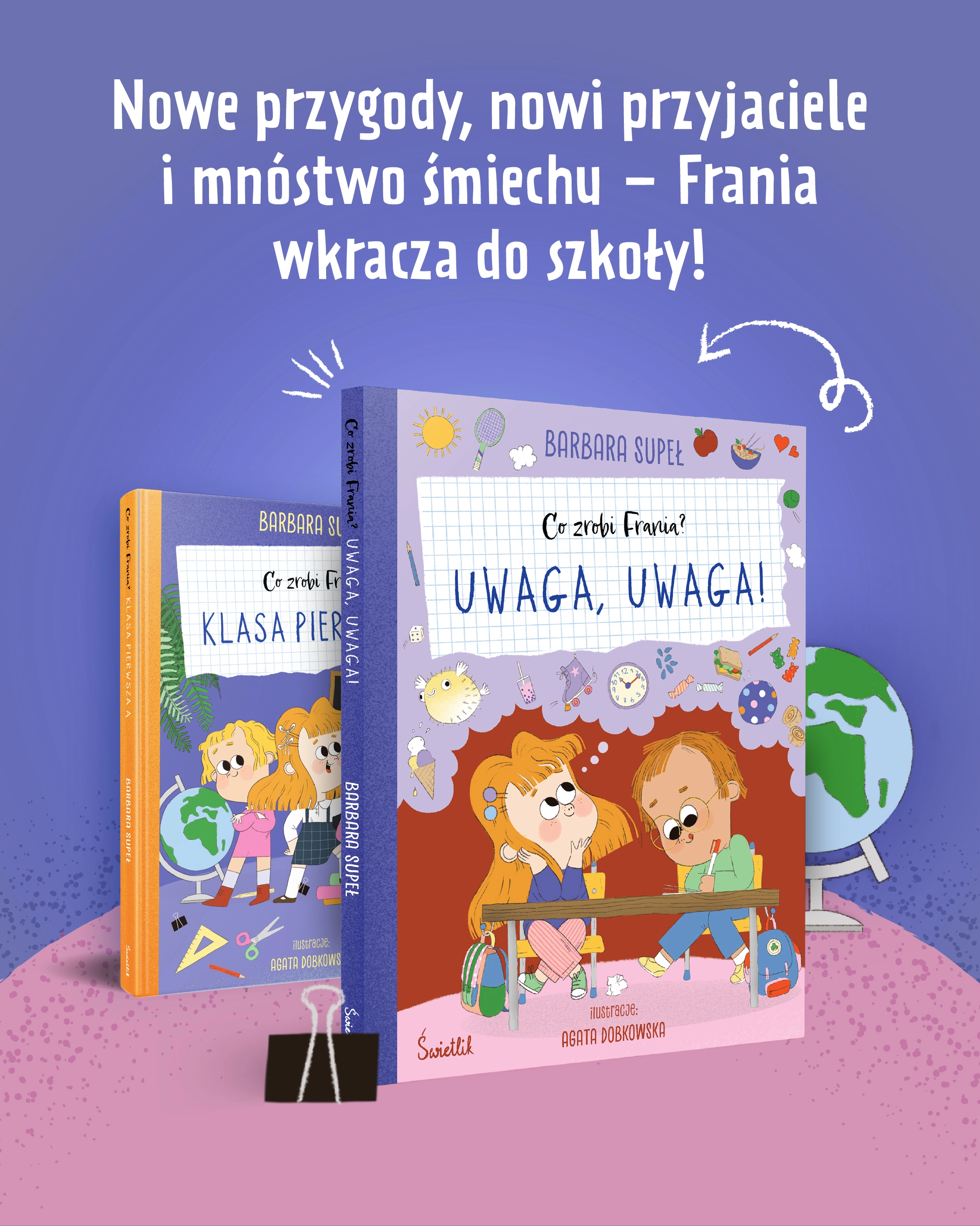 Uwaga, uwaga! Co zrobi Frania - Książki