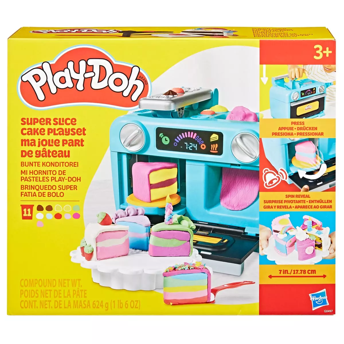 PLAY-DOH Tęczowy Piernik, zestaw kreatywny - Zabawki