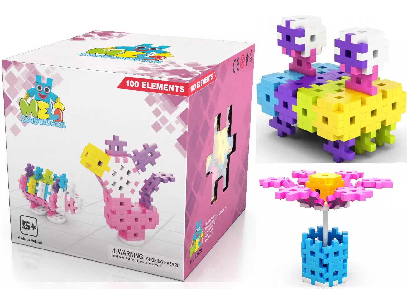 Klocki Meli Constructor Girls (100 sztuk)