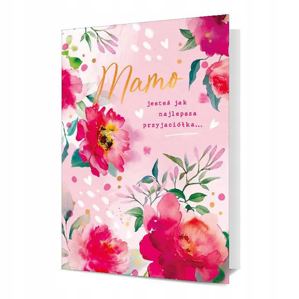 KARTKA DZIEŃ MATKI NAJLEPSZA PRZYJACIÓŁKA 17x12 - Papiernicze i szkolne