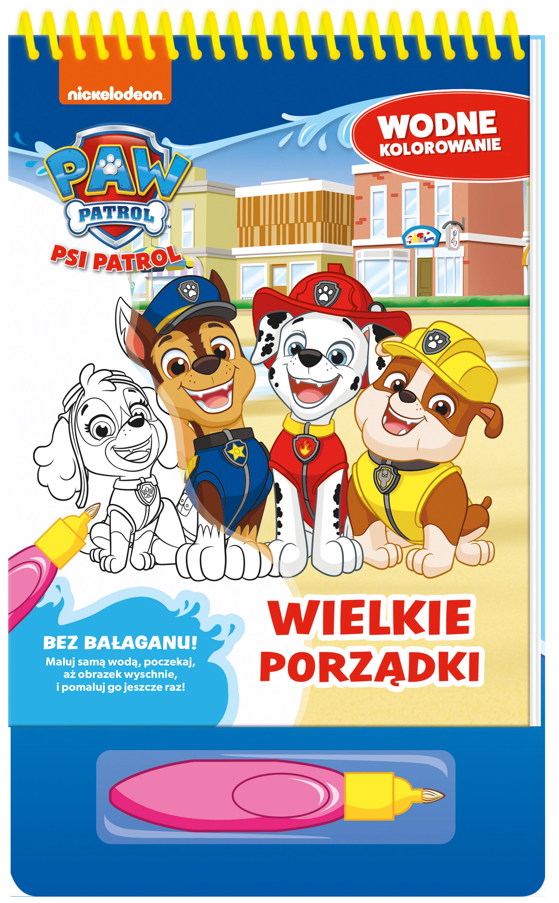 Psi Patrol. Wodne kolorowanie 14. Wielkie porządki - Książki