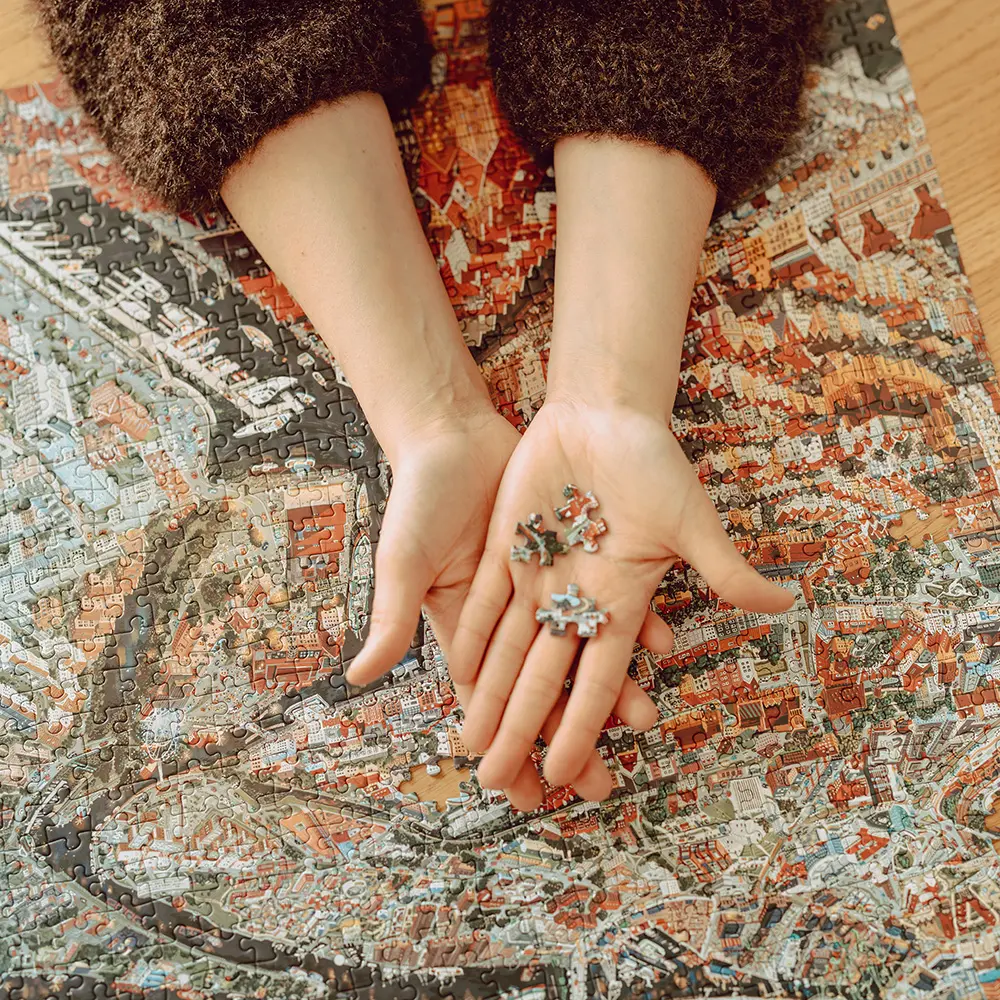 Puzzlove CzuCzu 1000 elementów. Miasto Gdańsk - Puzzle