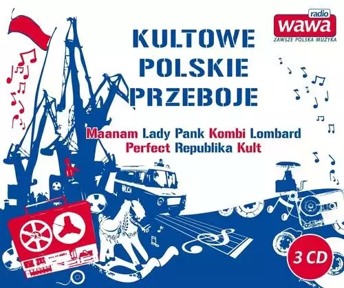 Kultowe polskie przeboje. Radio Wawa, 3 CD - Muzyka