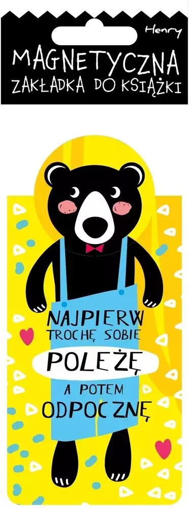Zakładka magnetyczna. Misiek poleżę - Papiernicze i szkolne