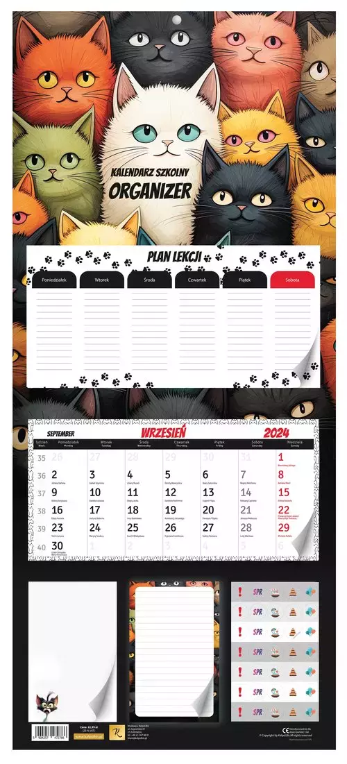 Kalendarz szkolny 2024-25 - Książki