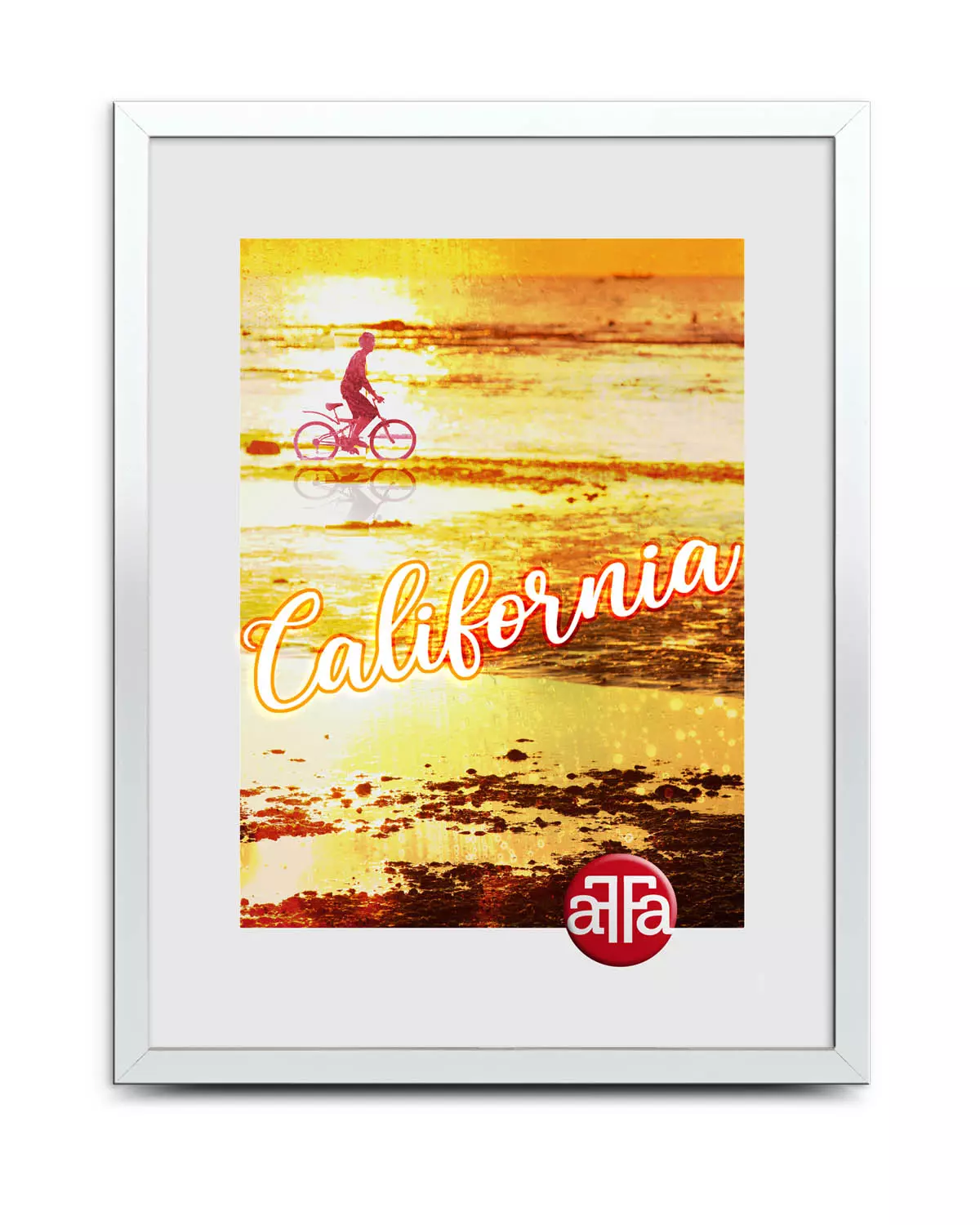 Ramka California 30x40 cm, biała - Papiernicze i szkolne