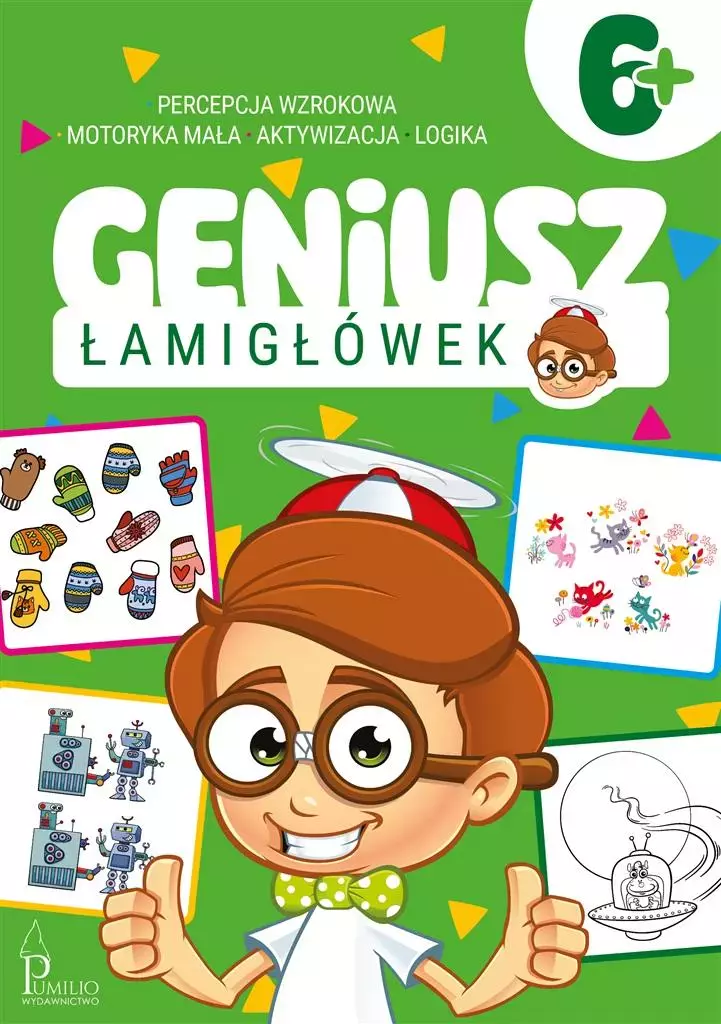 Geniusz łamigłówek 6+ - Książki