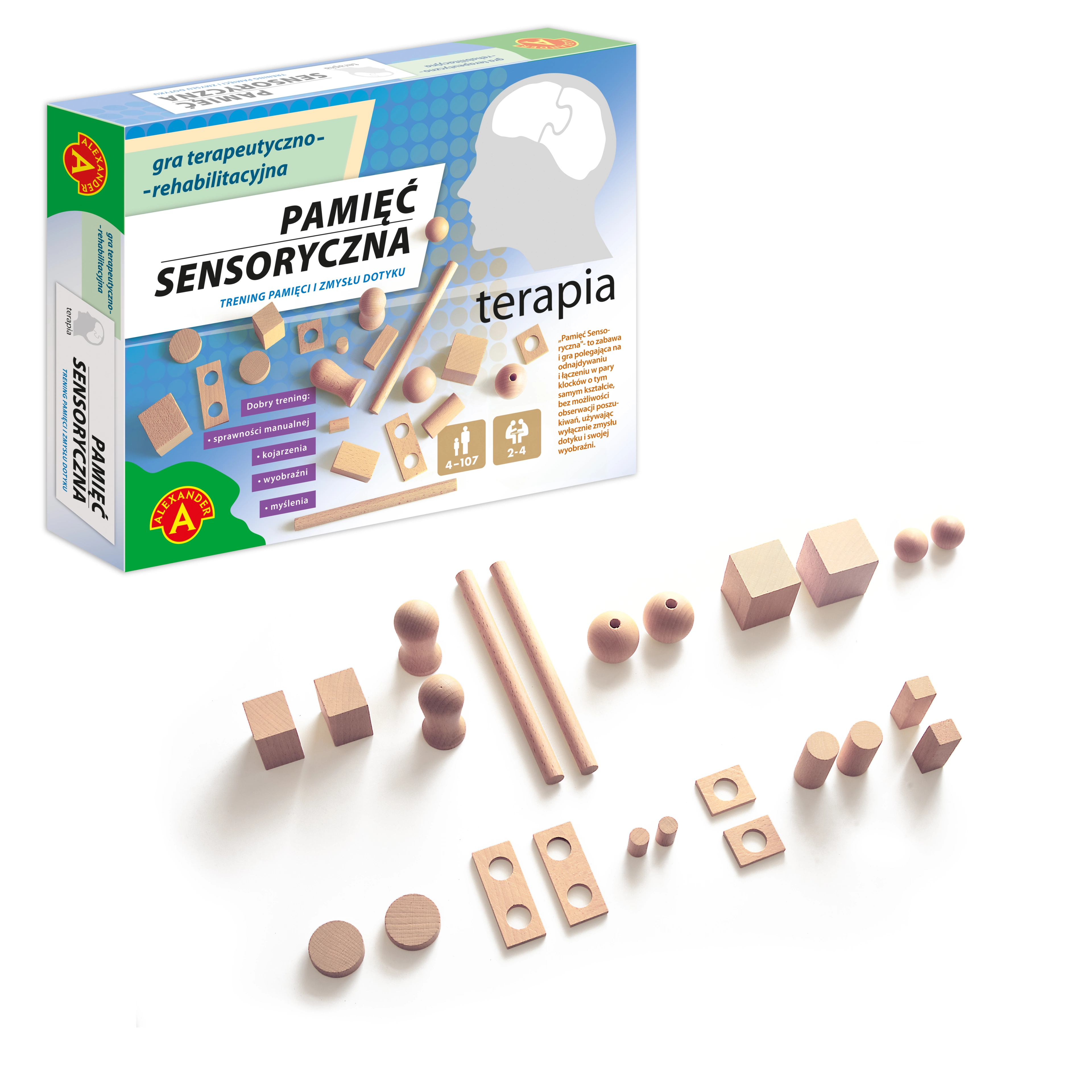 Gra terapeutyczno-rehabilitacyjna. Terapia. Pamięć sensoryczna - Gry