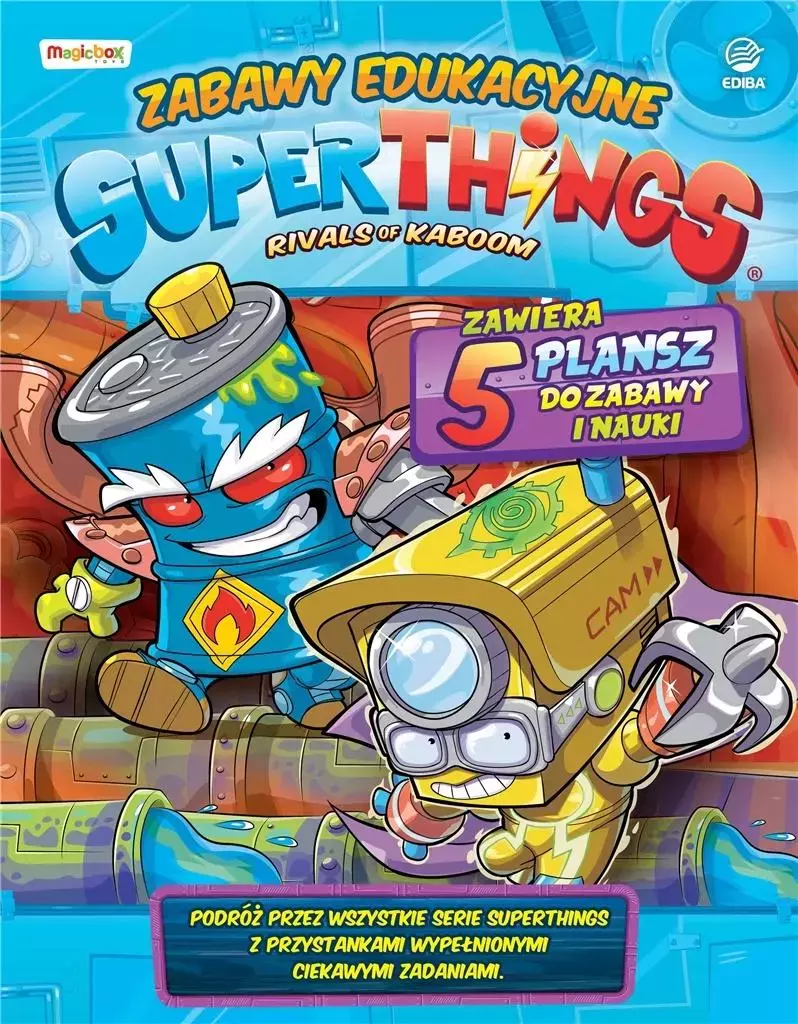 SuperZings. Zabawy edukacyjne - Książki