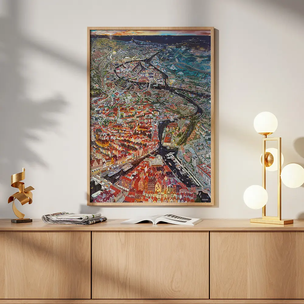 Puzzlove CzuCzu 1000 elementów. Miasto Gdańsk - Puzzle