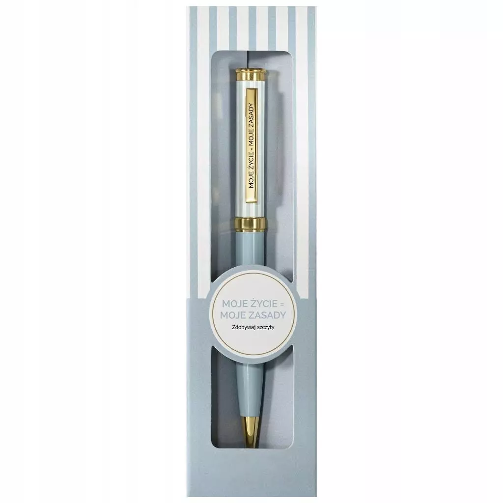 Długopis prezentowy Moje życie moje zasady - Papiernicze i szkolne