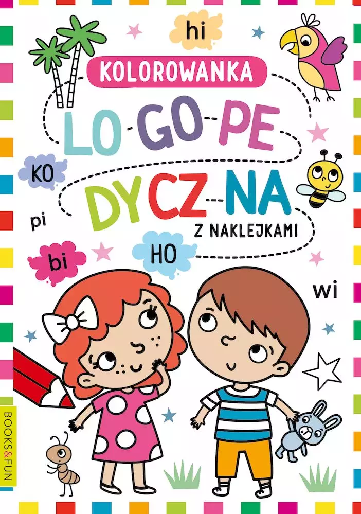 KOLOROWANKI NAKLEJANKI LOGOPEDYCZNE 3 - Książki