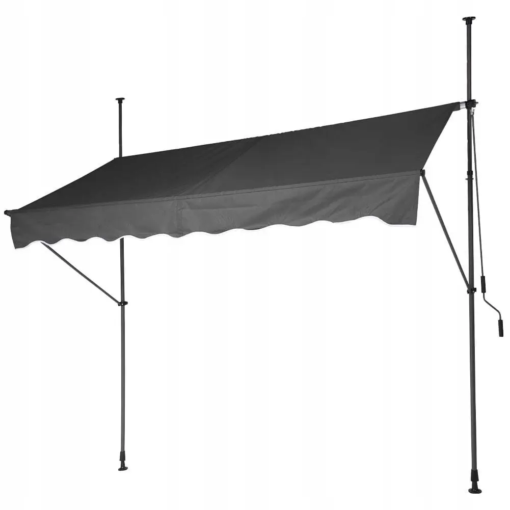 Markiza Ogrodowa na Taras Balkon Regulowana 250X120CM - Elektronika i akcesoria