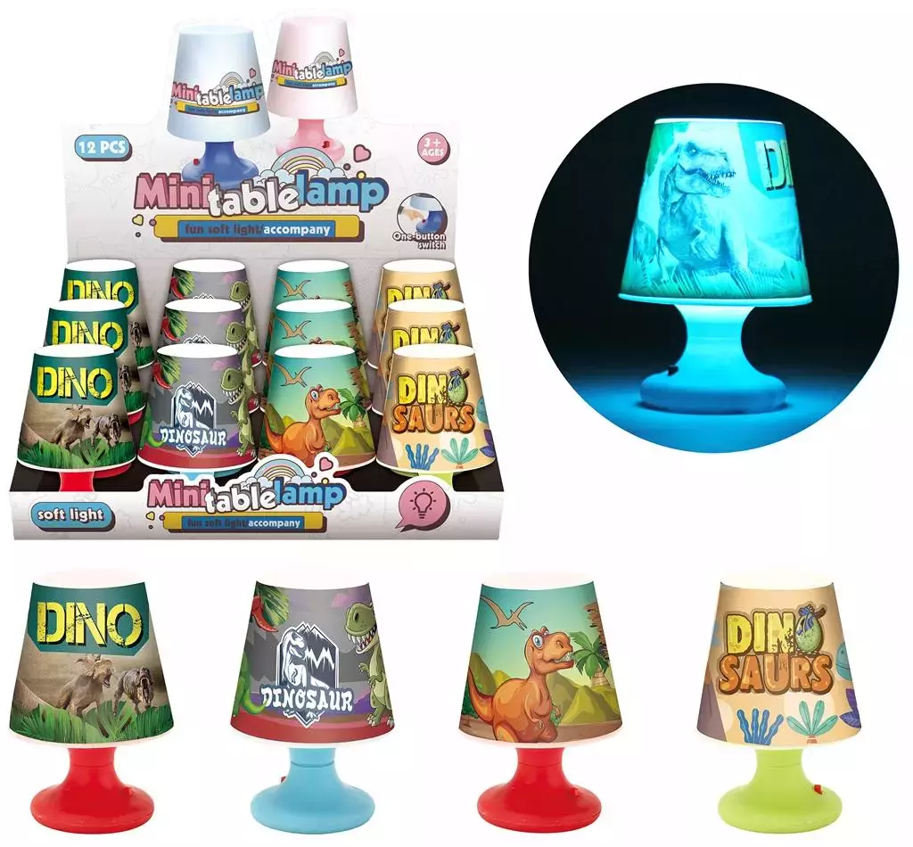Lampka nocna dinozaur MIX - Zabawki