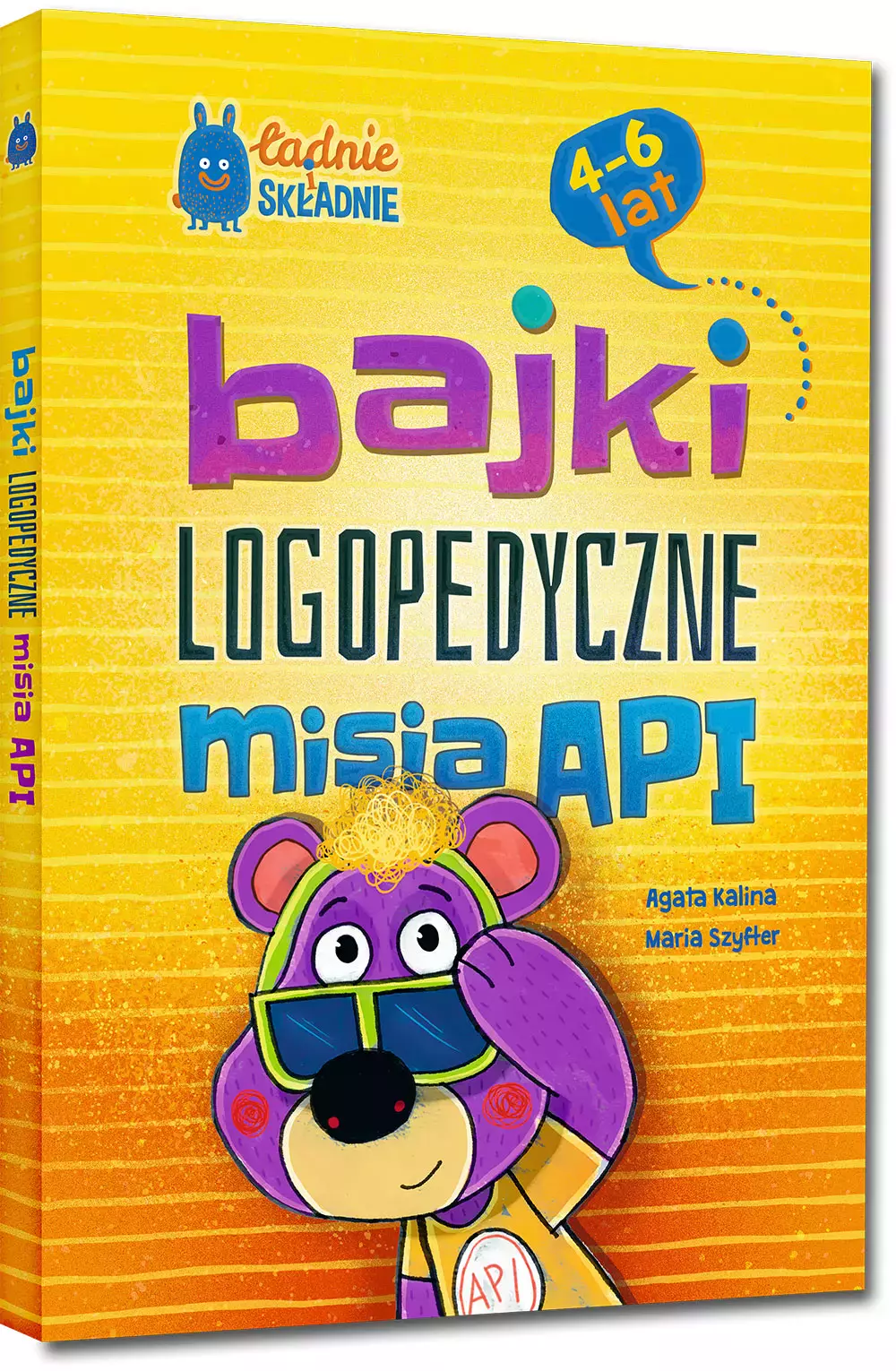 Bajki logopedyczne misia API (4-6 lat) - Książki