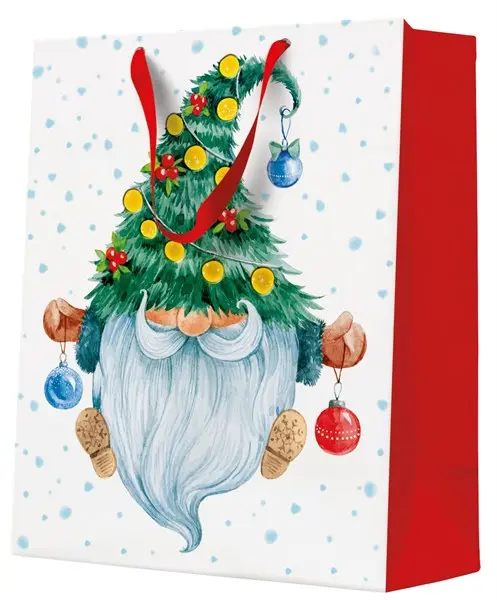 Torebka prezentowa Elegancki krasnal, duża - Papiernicze i szkolne