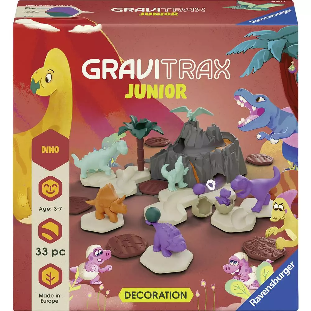Gravitrax Junior. Zestaw uzupełniający Dino - Zabawki