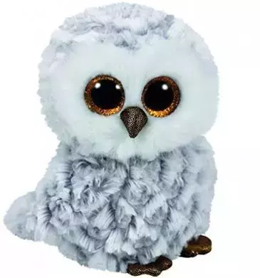 TY Beanie Boos. Biała sowa Owlette, 15 cm - Zabawki