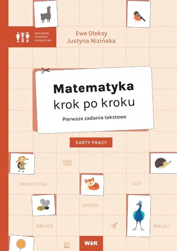 Matematyka krok po kroku. Pierwsze zadania tekstowe. Karty pracy - Książki
