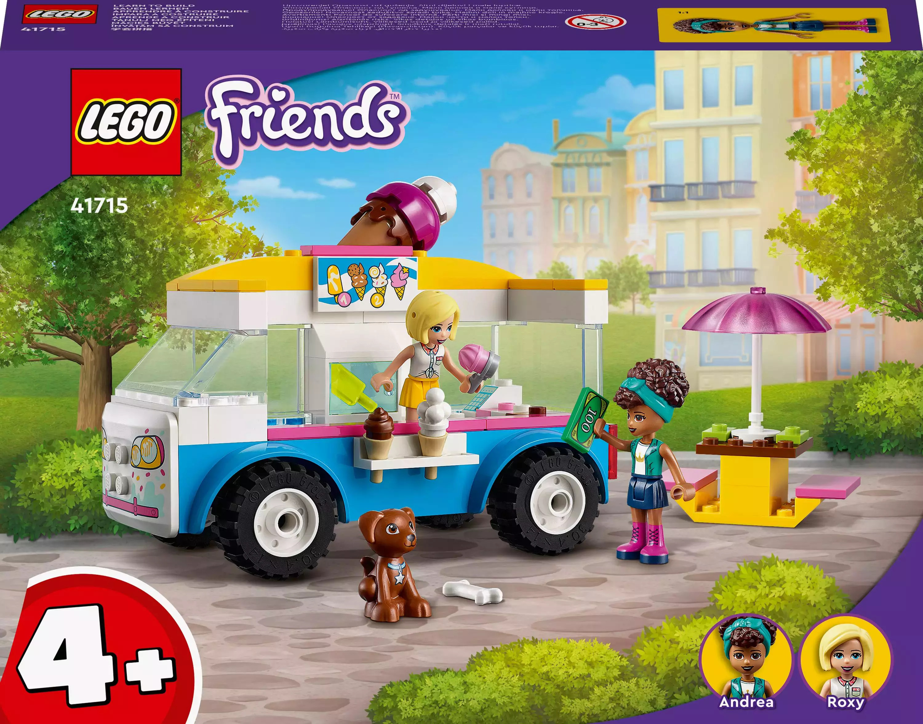 LEGO Friends Furgonetka z lodami 41715 - Zabawki